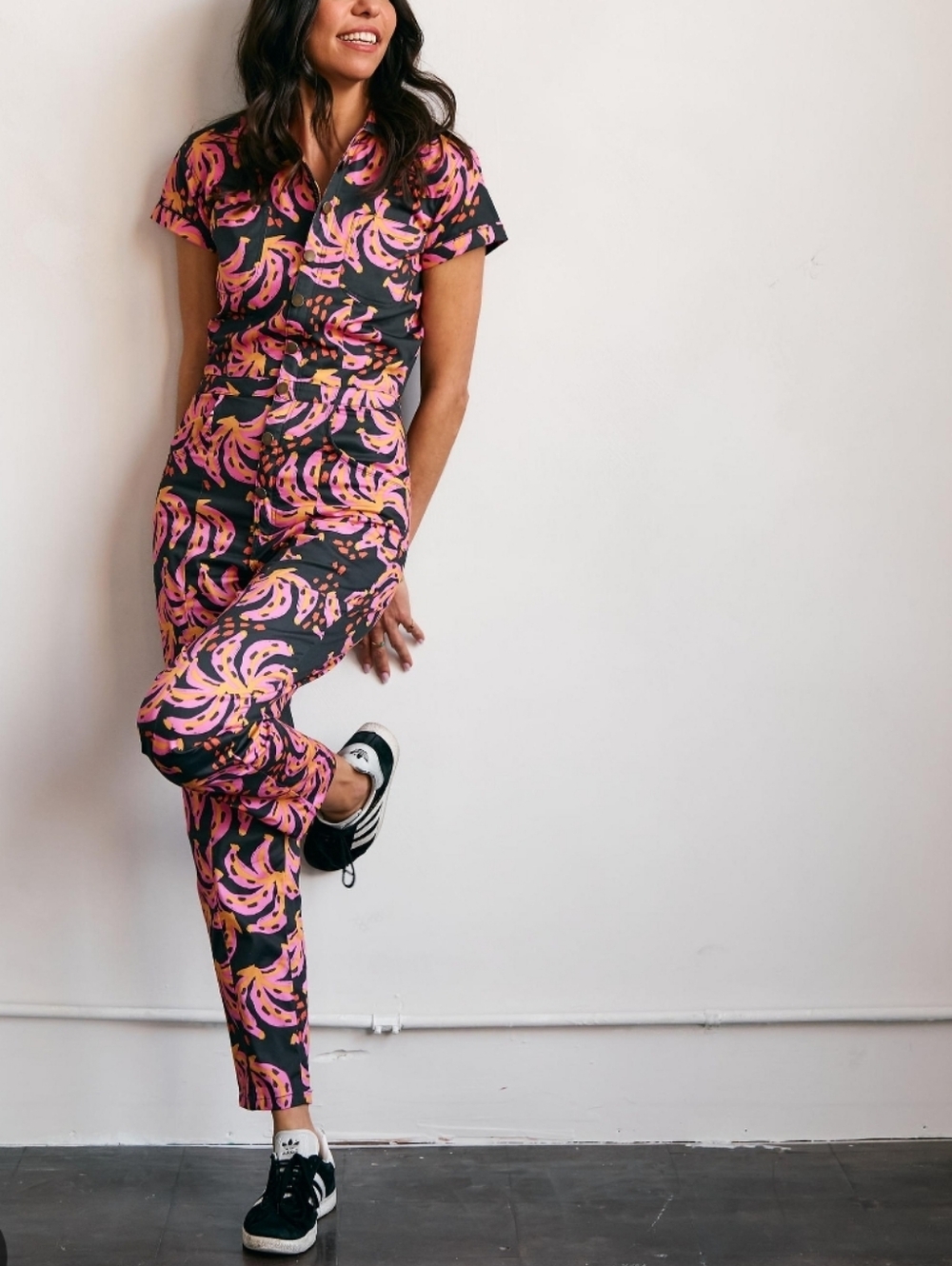 Mixed By Nasrin Small Banana Jumpsuit Like New *Price Firm*